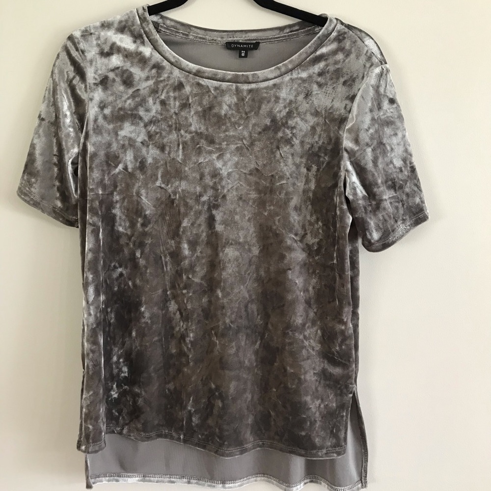Dynamite velvet tee